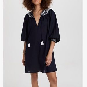 NWOT Figue Charlie Dress, midnight navy, Size Med.